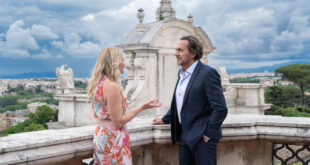 Brooke e Ridge a Roma / Beautiful (foto Mediaset)