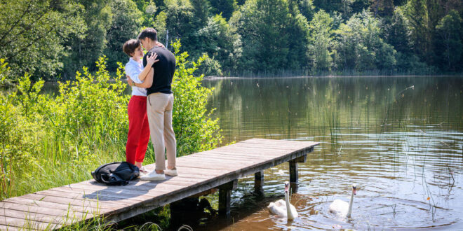 Eleni e Leander / Tempesta d'amore (foto Mediaset)